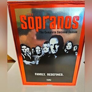 The Sopranos Complete Second Season 5 VHS Tapes.